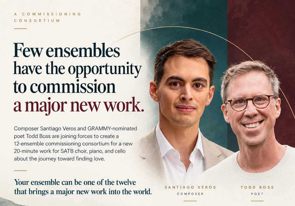 Santiago Veros and Todd Boss commissioning consortium